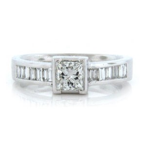 AFS-0023 Diamond Engagement Ring