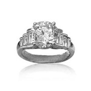 AFS-0028 Diamond Engagement Ring