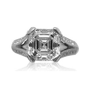 AFS-0040 Diamond Engagement Ring
