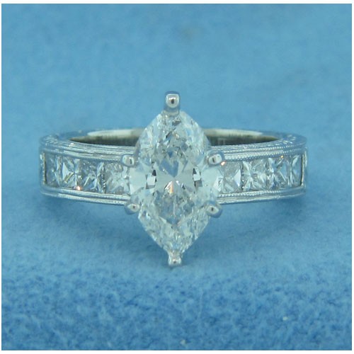 AFS-0055 Diamond Engagement Ring