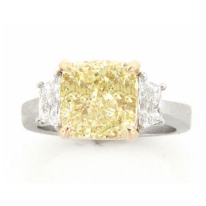 AFS-0086 Three Stone Diamond Engagement Ring
