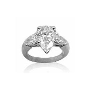 AFS-0090 Three Stone Diamond Engagement Ring