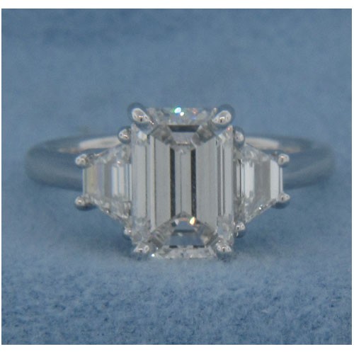 AFS-0094 Three Stone Diamond Engagement Ring