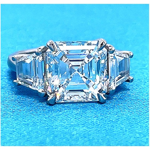 AFS-0224 Three Stone Diamond Engagement Ring