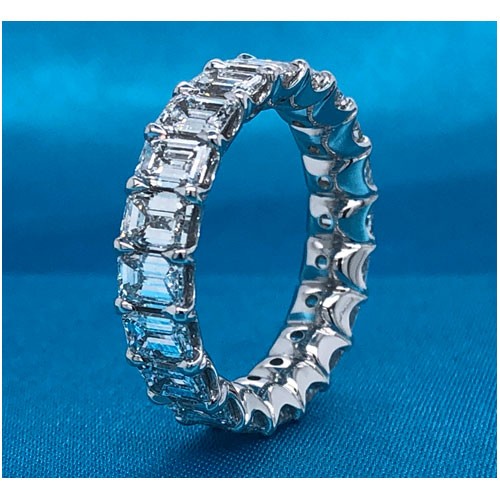 WB2699 U-Shape Diamond Wedding Ring