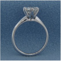 AFS-0003-6 Prong Small Solitaire Engagement Ring