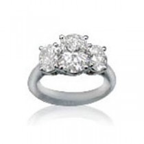 AFS-0084 Three Stone Diamond Engagement Ring