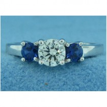 AFS-0101 Three Stone Diamond Engagement Ring