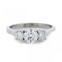 AFS-0112 Three Stone Diamond Engagement Ring