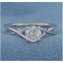 AFS-0175 Solitaire Twisted Engagement Ring