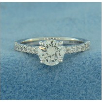 AFS-0189 Vintage Diamond Engagement Ring 