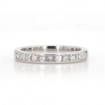 WB2604-Half Diamond Wedding Ring